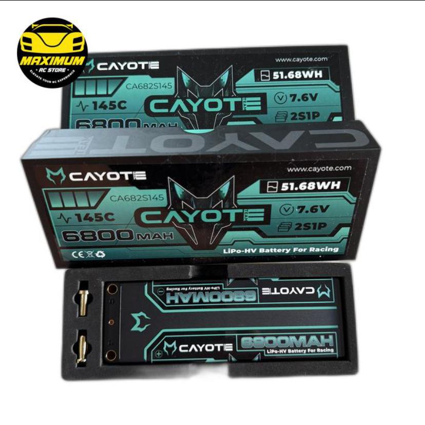 cayote Li-hv 2s1p 7.6v 6800mah 145c 51.68wh