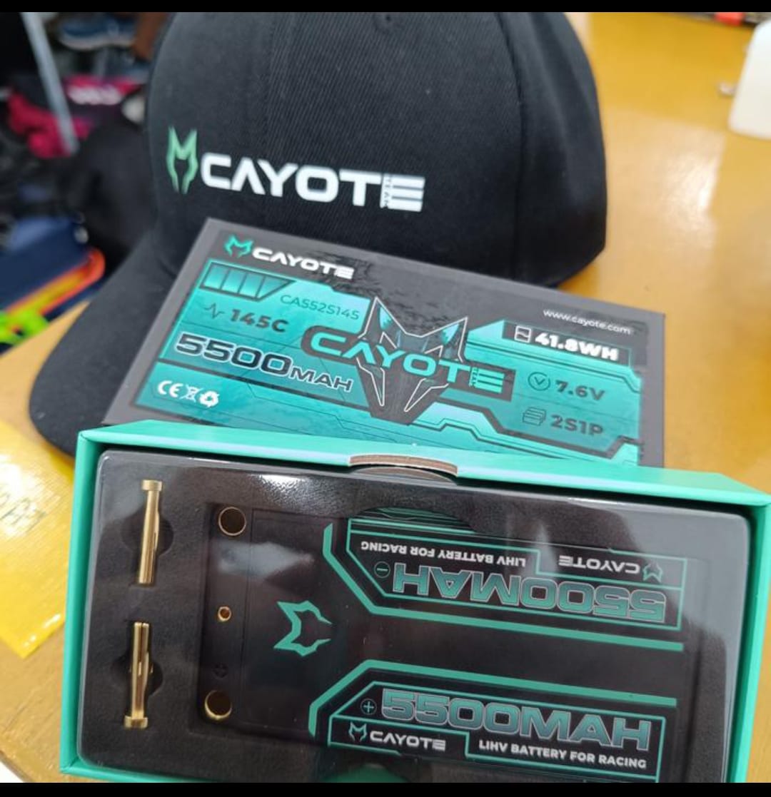 cayote Li-hv 2s1p 7.6v 5500mah 145c 41.8wh